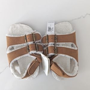 GAP Toddler Cozy Cork Buckle Sandals, Brand New